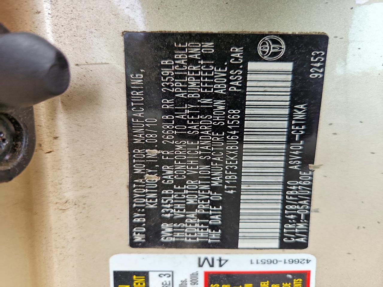 Toyota Camry Le