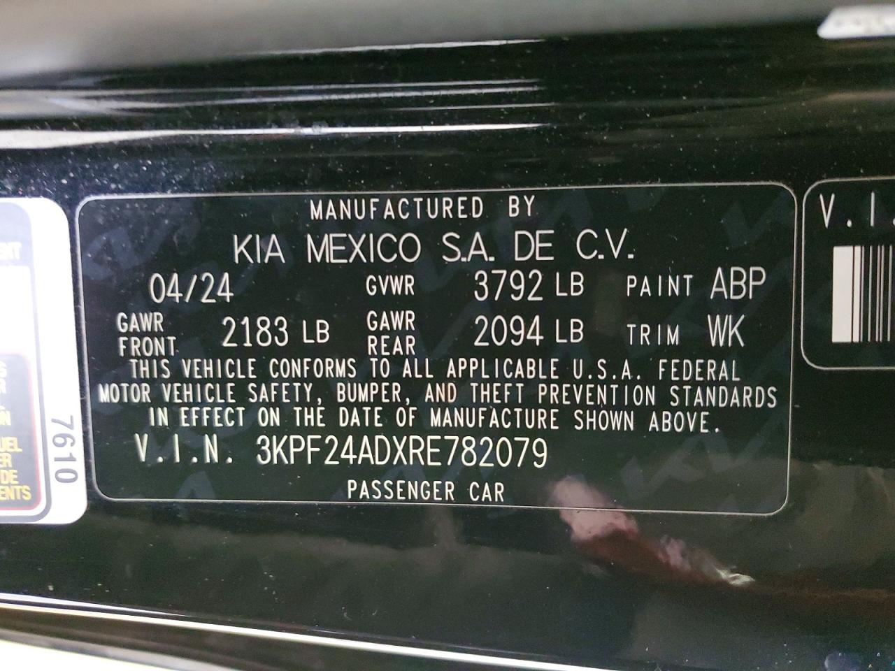 Kia Forte Lx