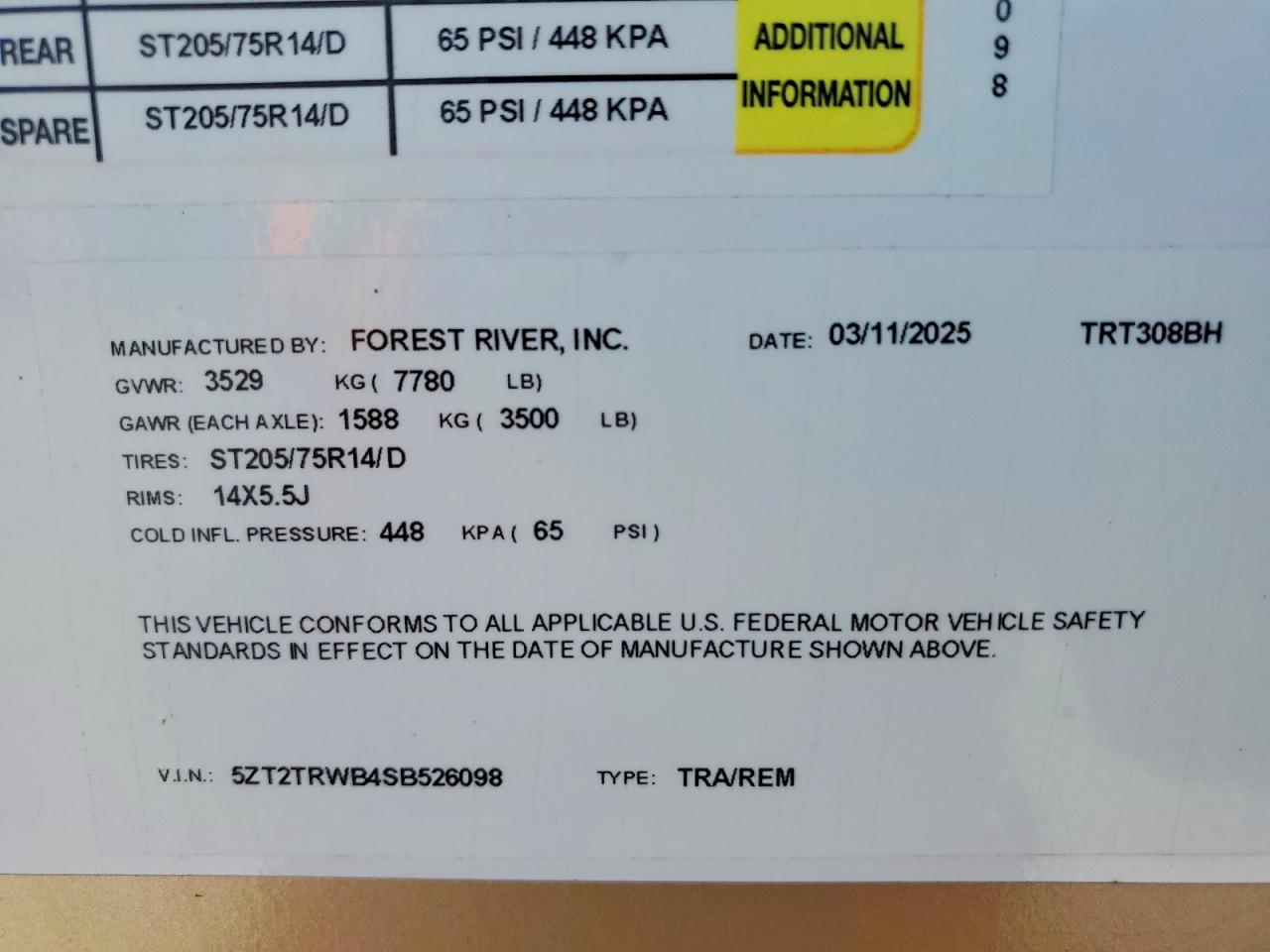 Forest River Tracer