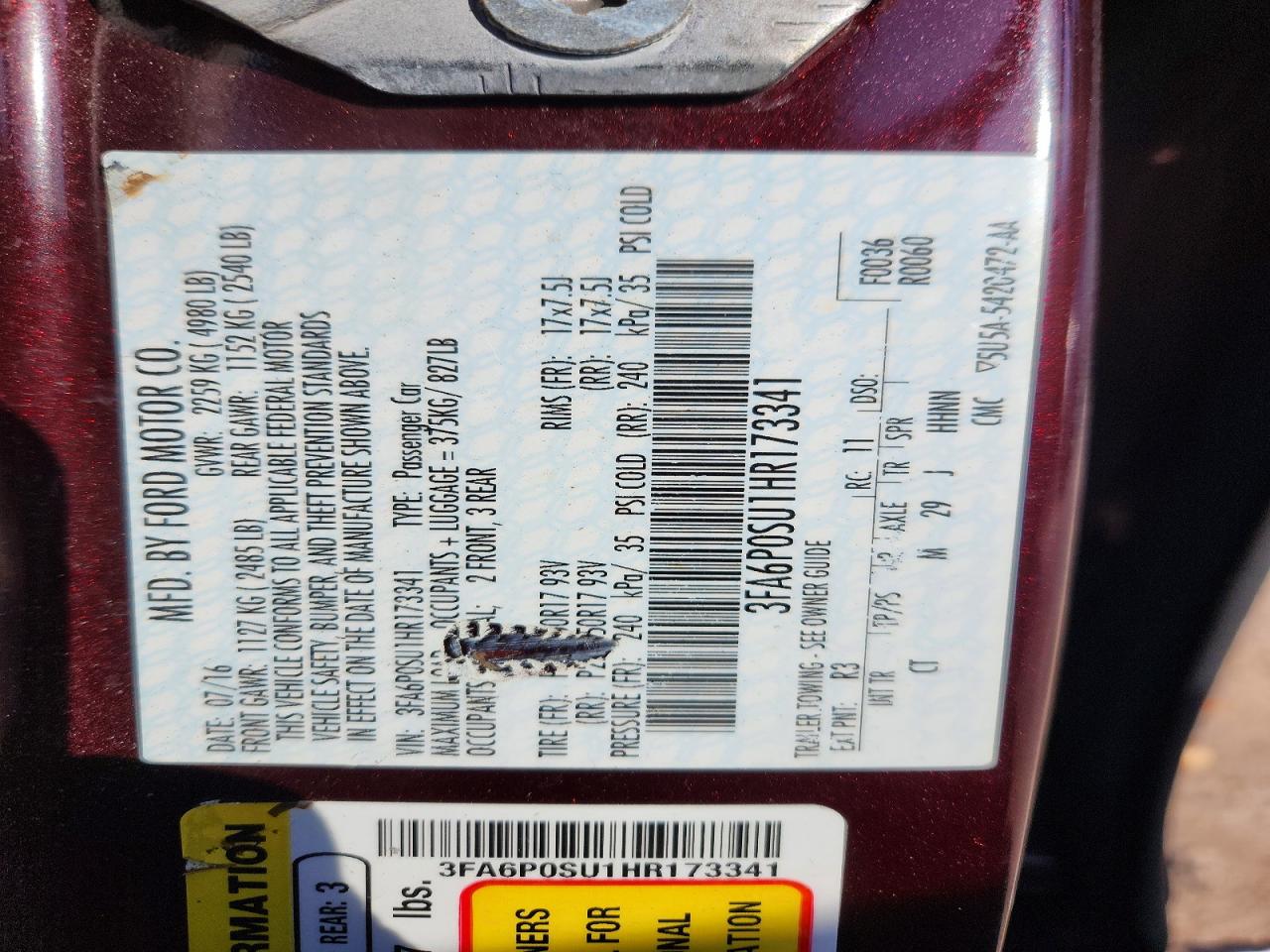 Ford Fusion Titanium Phev