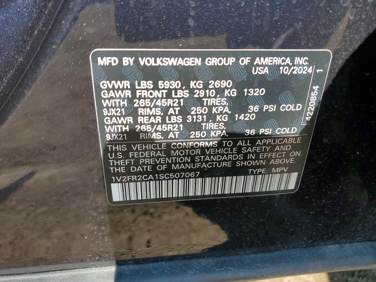Volkswagen Atlas Sel Premium R-line