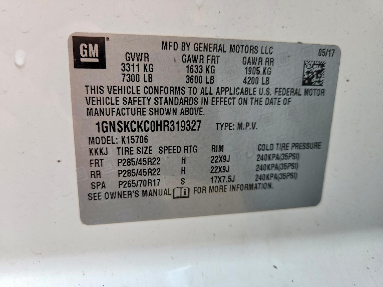 Chevrolet Tahoe K1500 Premier