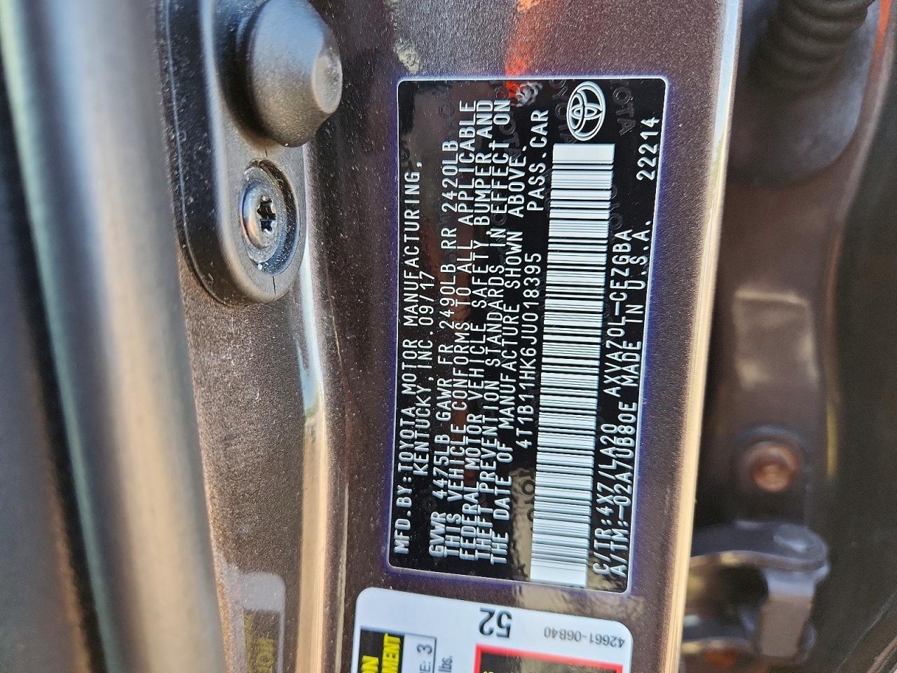 Toyota Camry Xle
