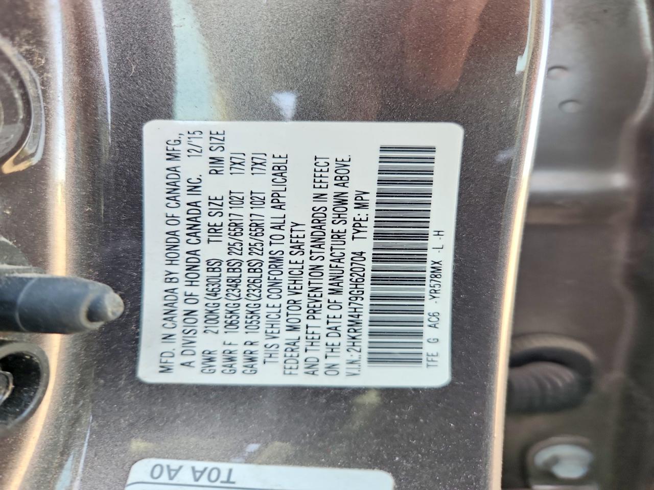 Honda Crv Exl