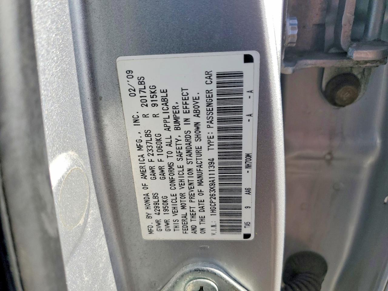 Honda Accord Lx