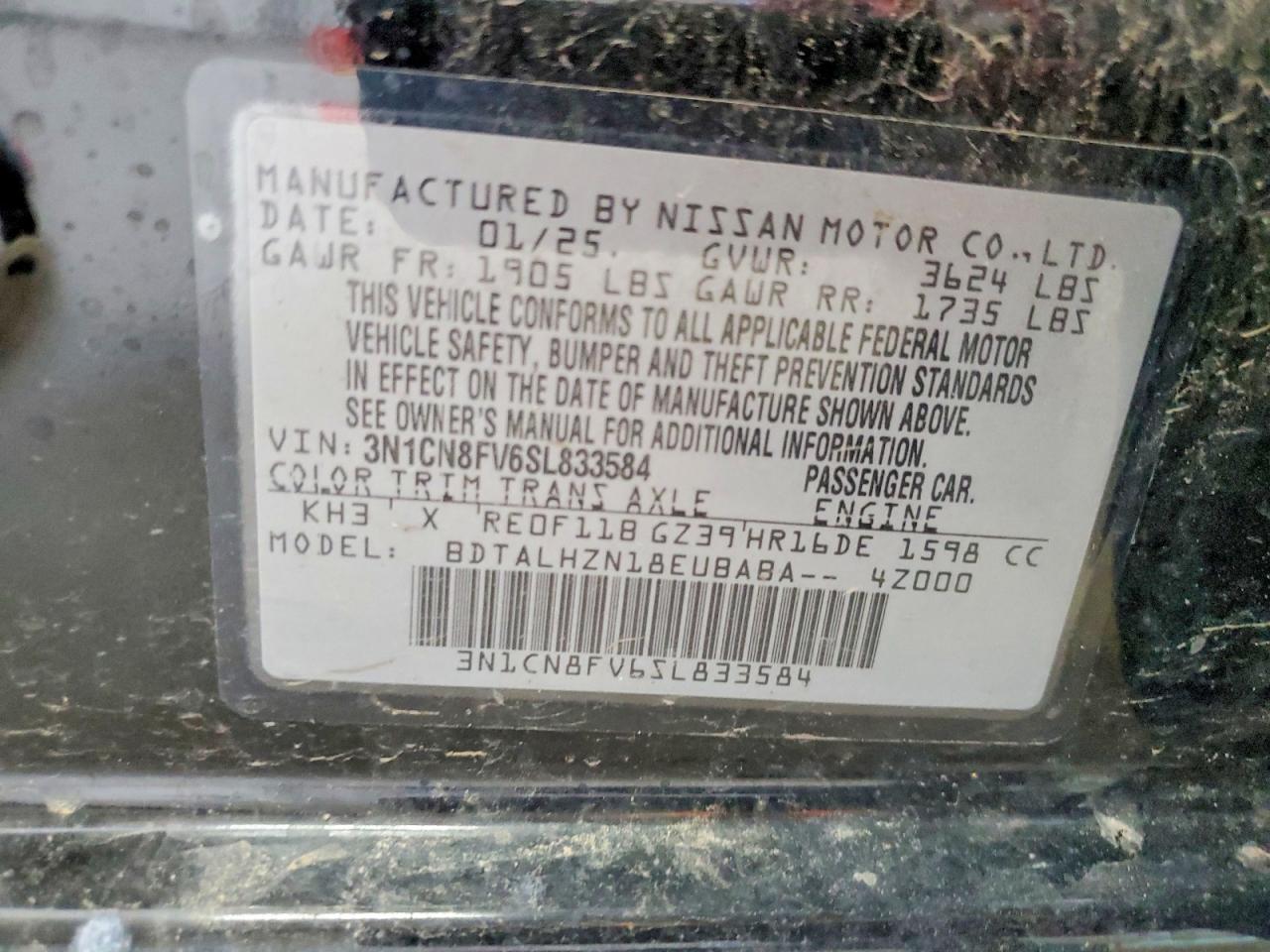 Nissan Versa Sr