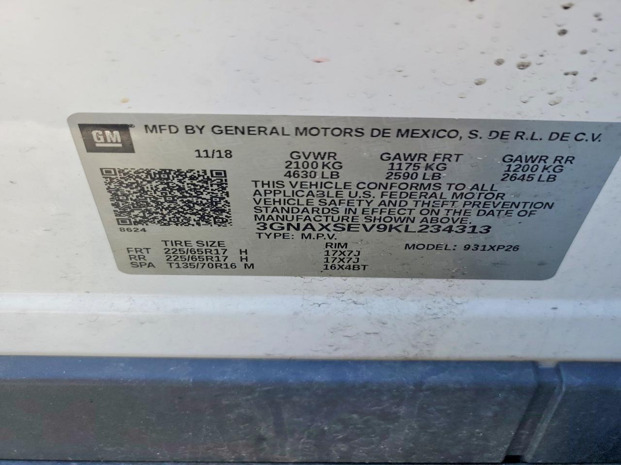 Chevrolet Equinox Ls