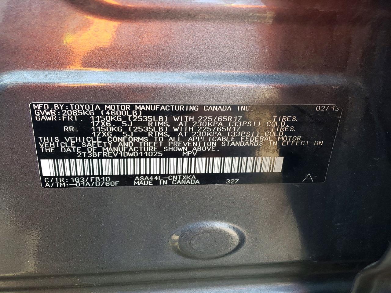 Toyota RAV4 Le