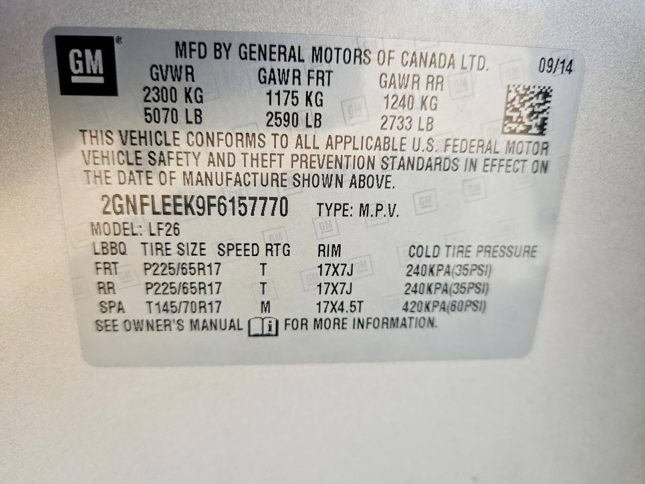 Chevrolet Equinox Ls