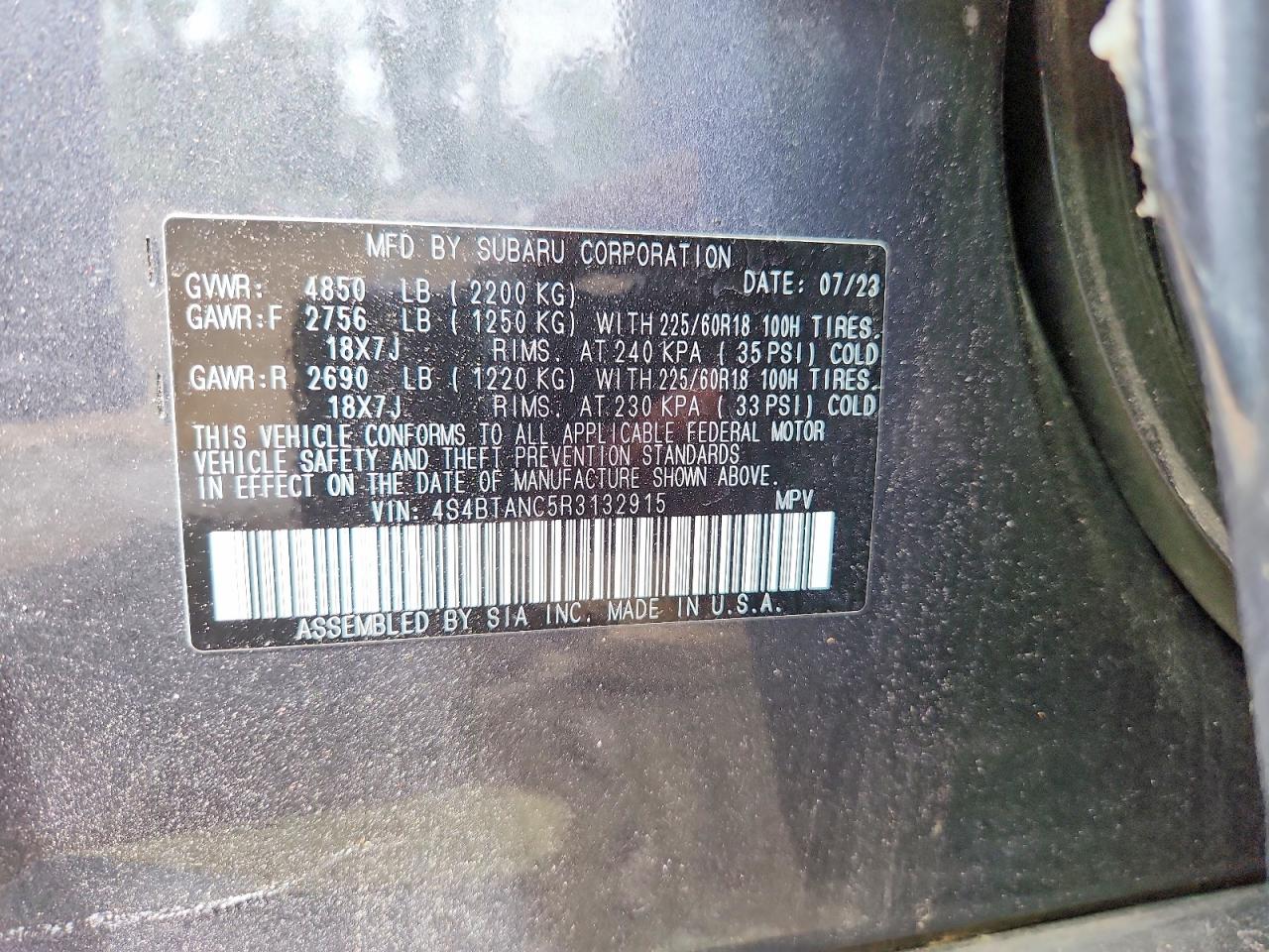 Subaru Outback Limited
