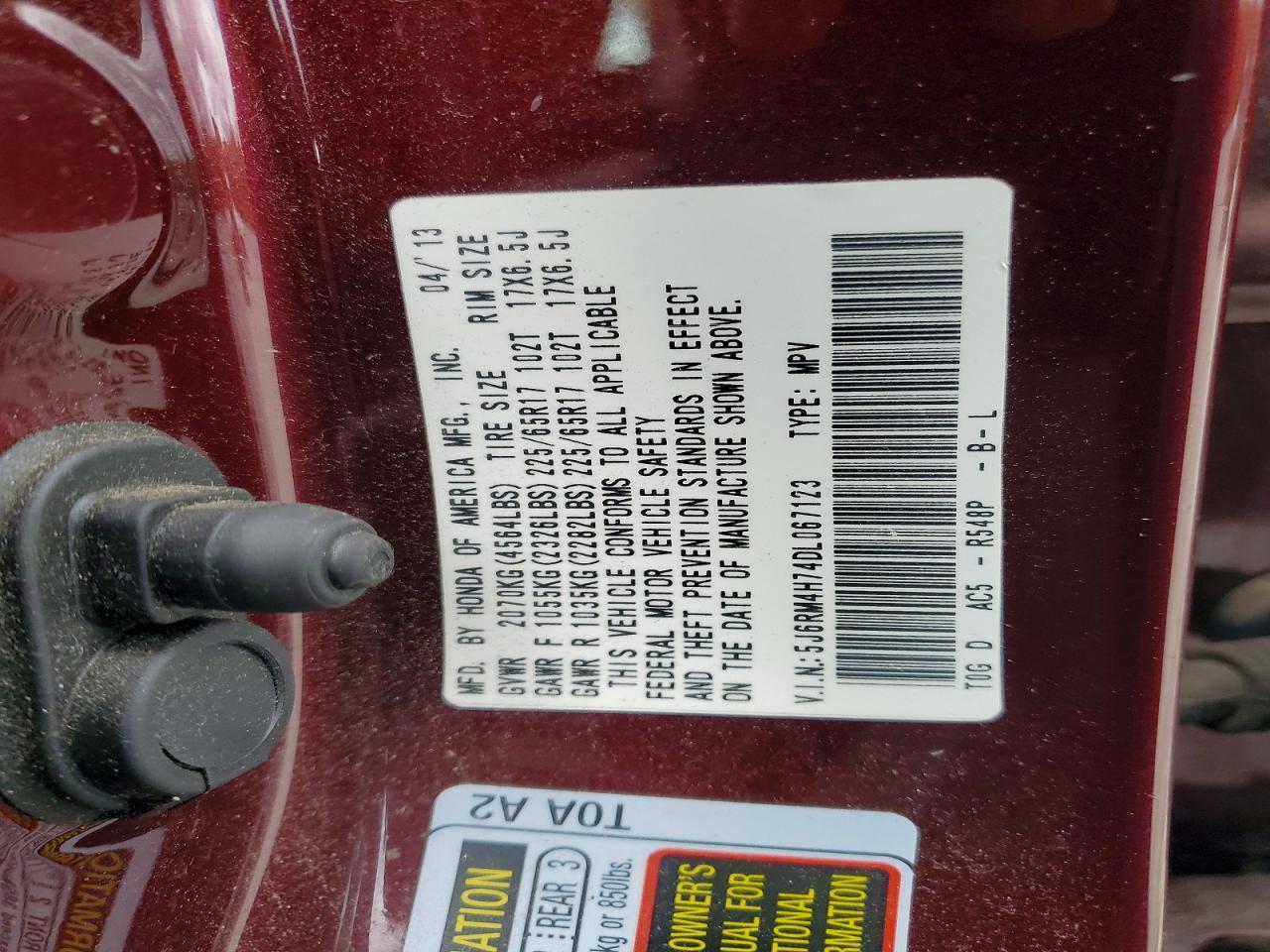 Honda Crv Exl