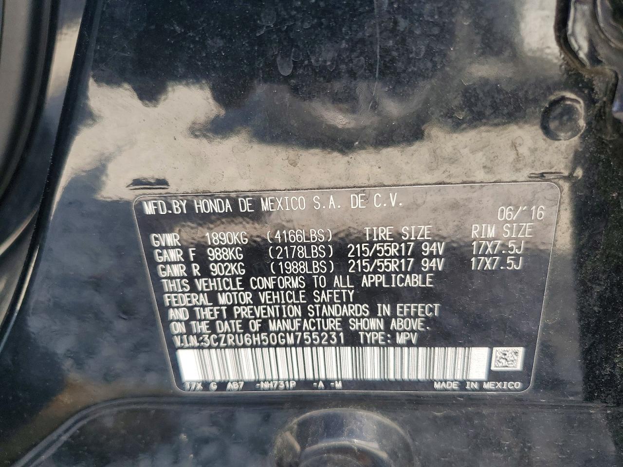 Honda HR-V Ex