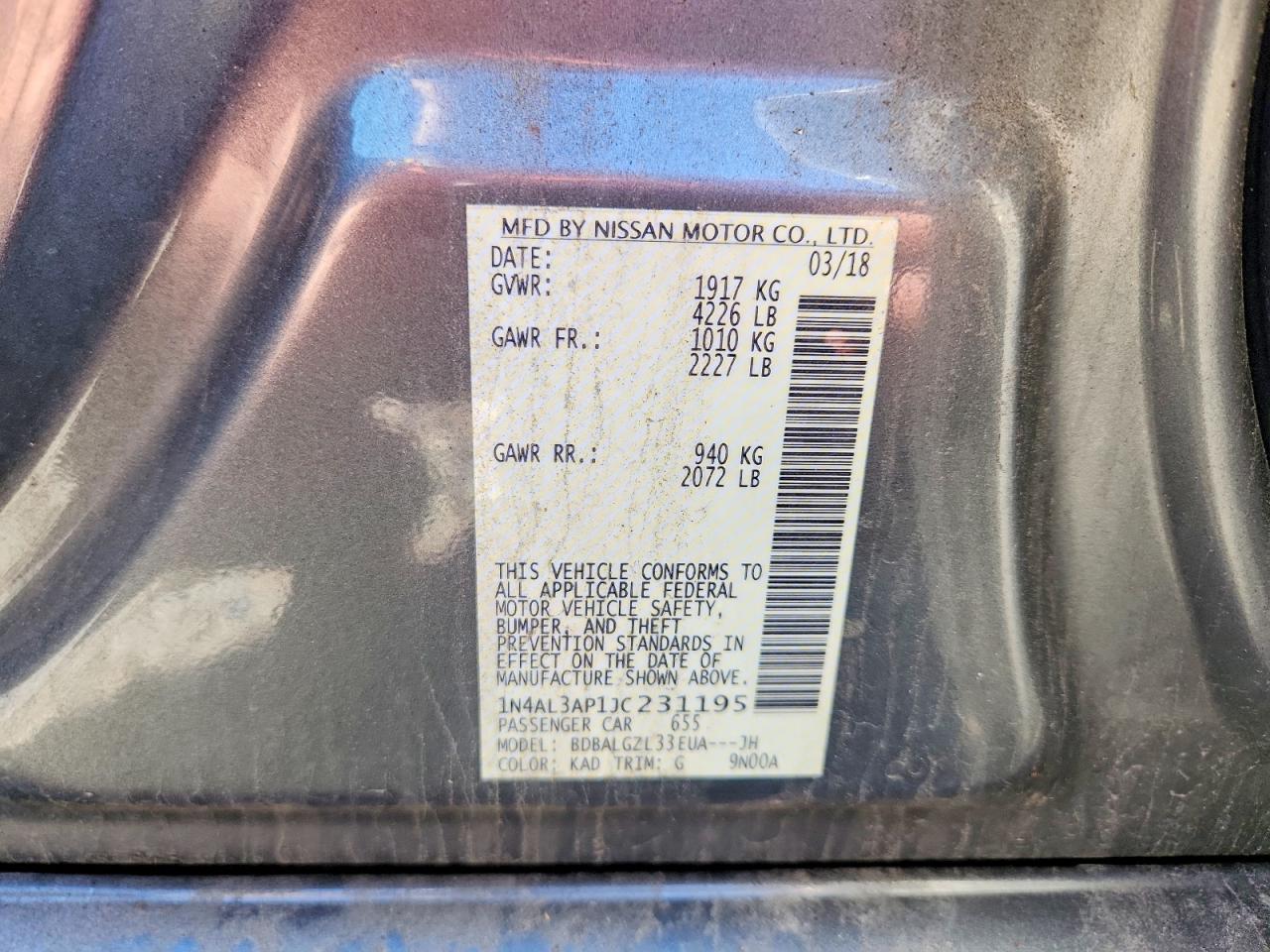 Nissan Altima 2.5 S