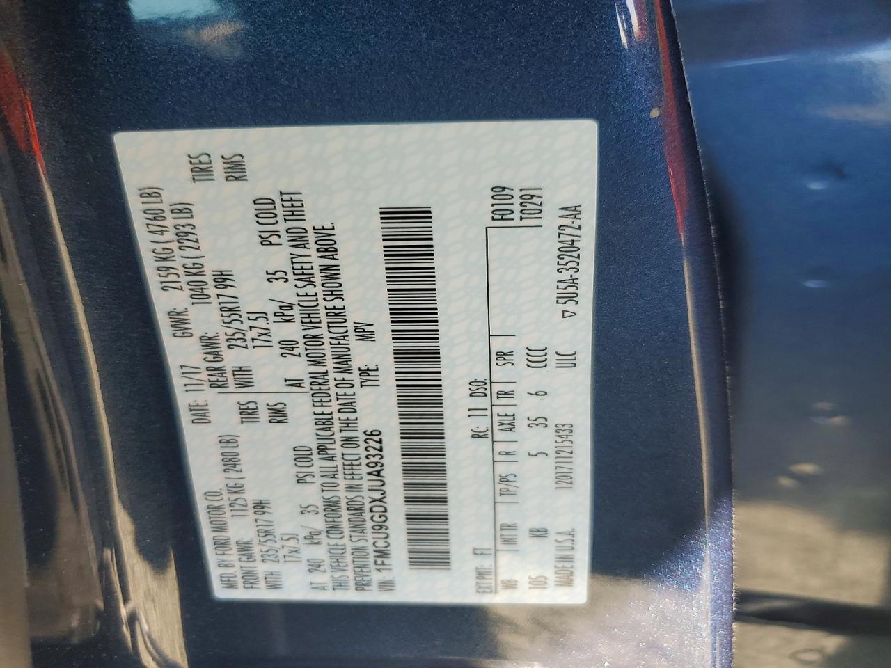 Ford Escape Se