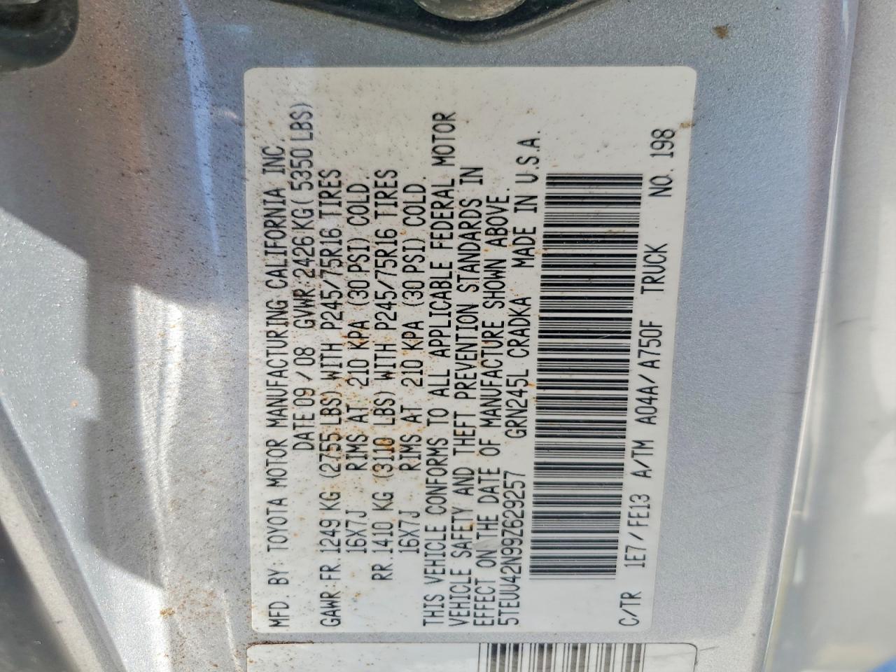 Toyota Tacoma Access Cab