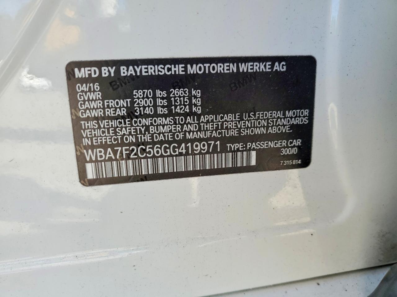 BMW 7 Series Xi