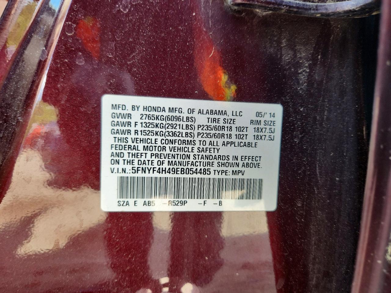 Honda Pilot Ex