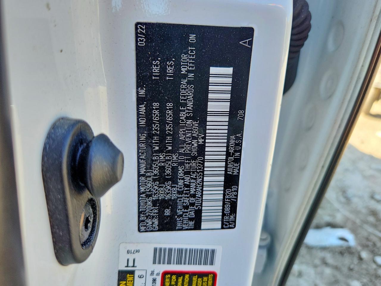Toyota Highlander Hybrid Le