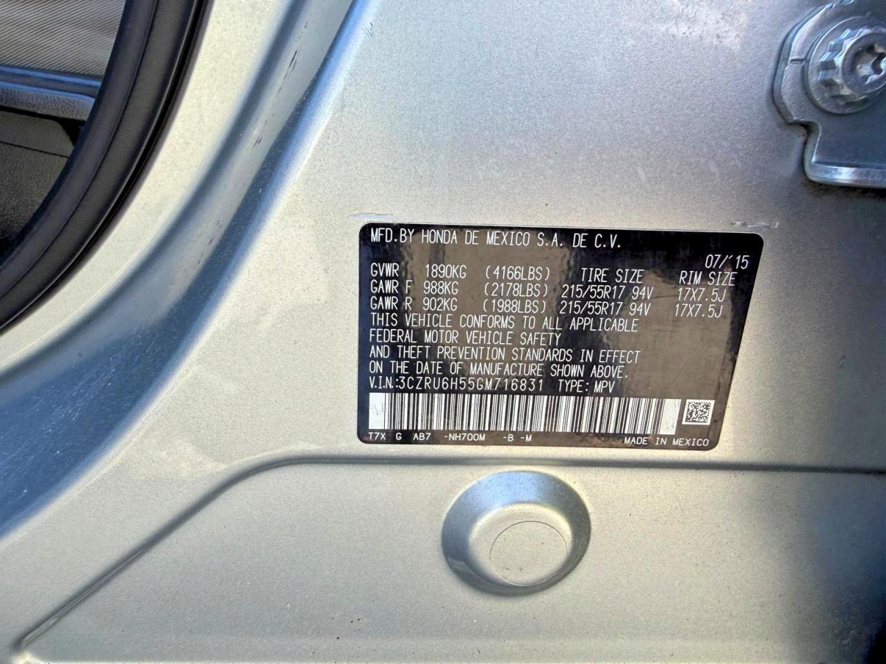 Honda HR-V Ex