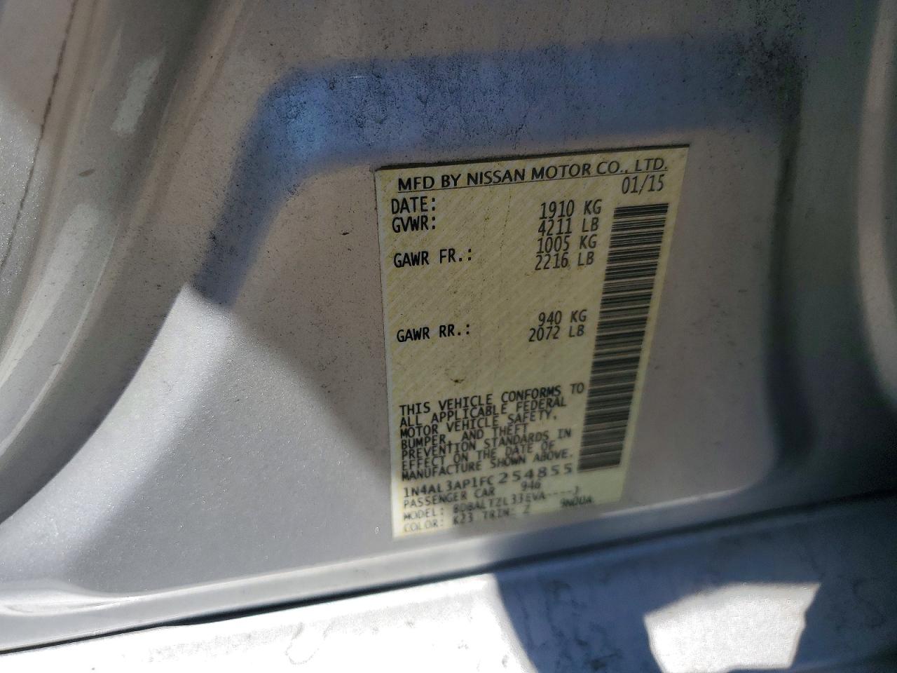 Nissan Altima 2.5 Sl