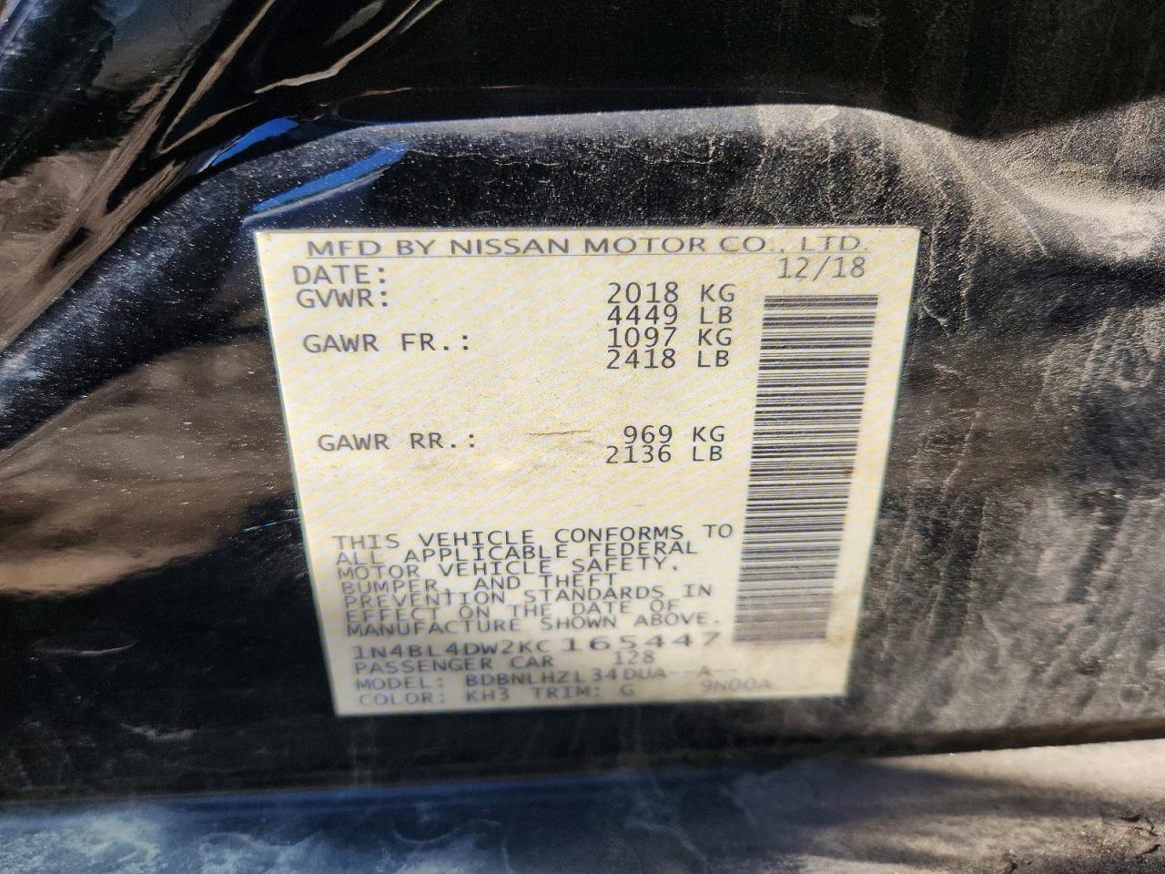 Nissan Altima Sv