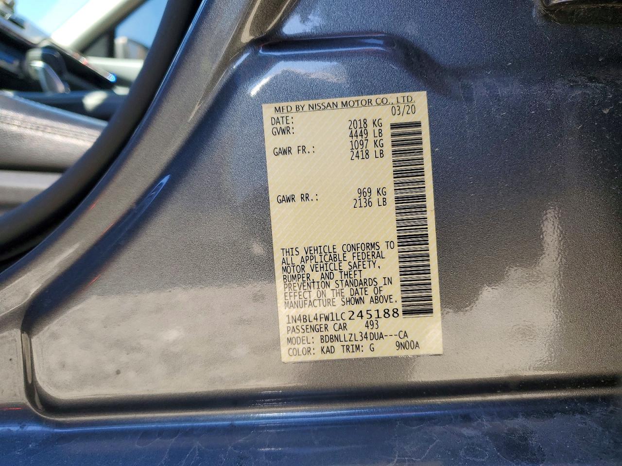 Nissan Altima 2.5 Platinum