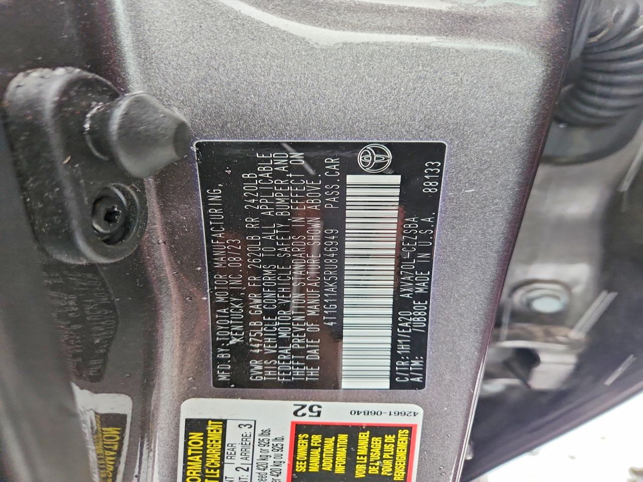Toyota Camry Se