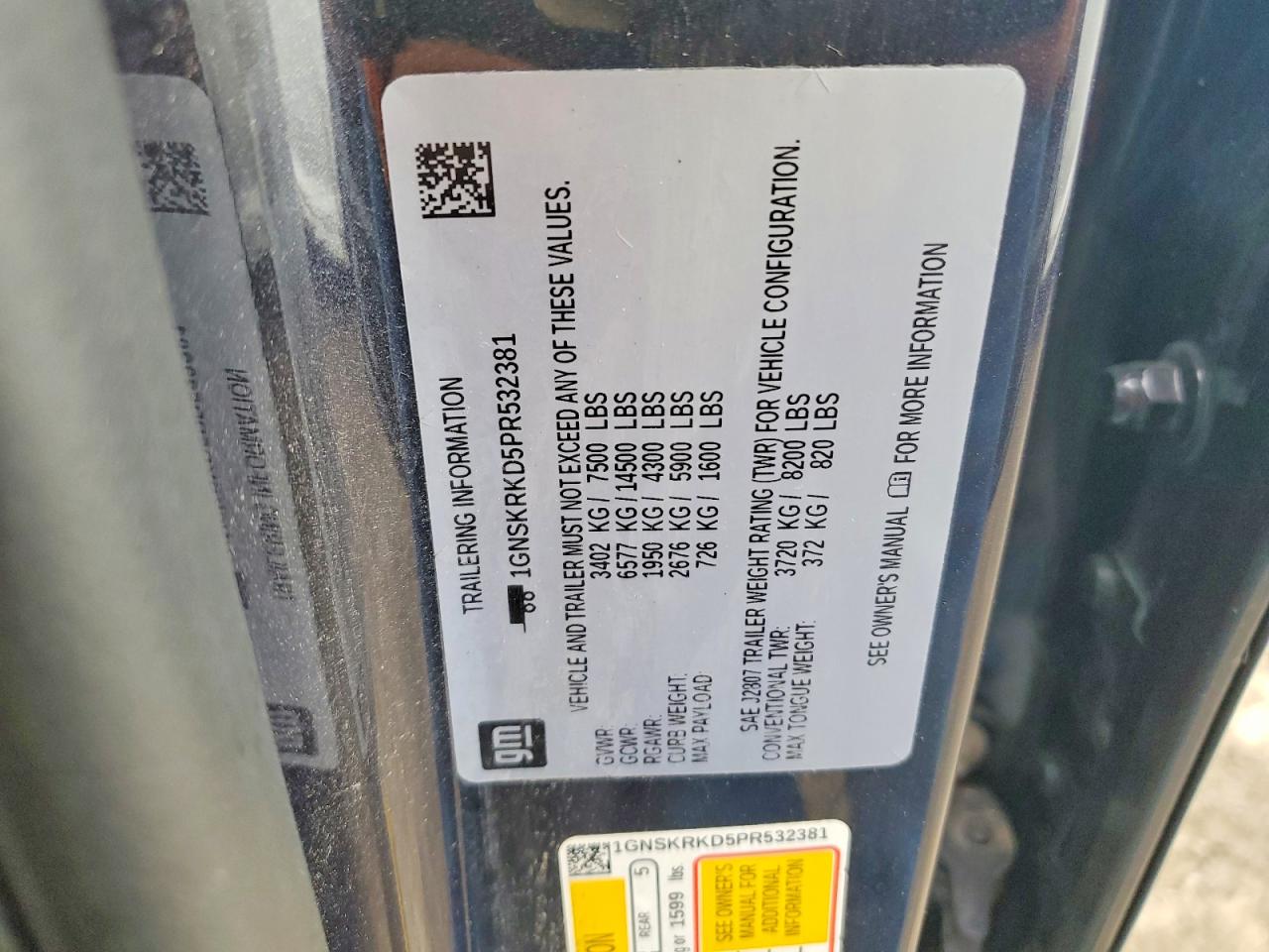 Chevrolet Tahoe K1500 Rst