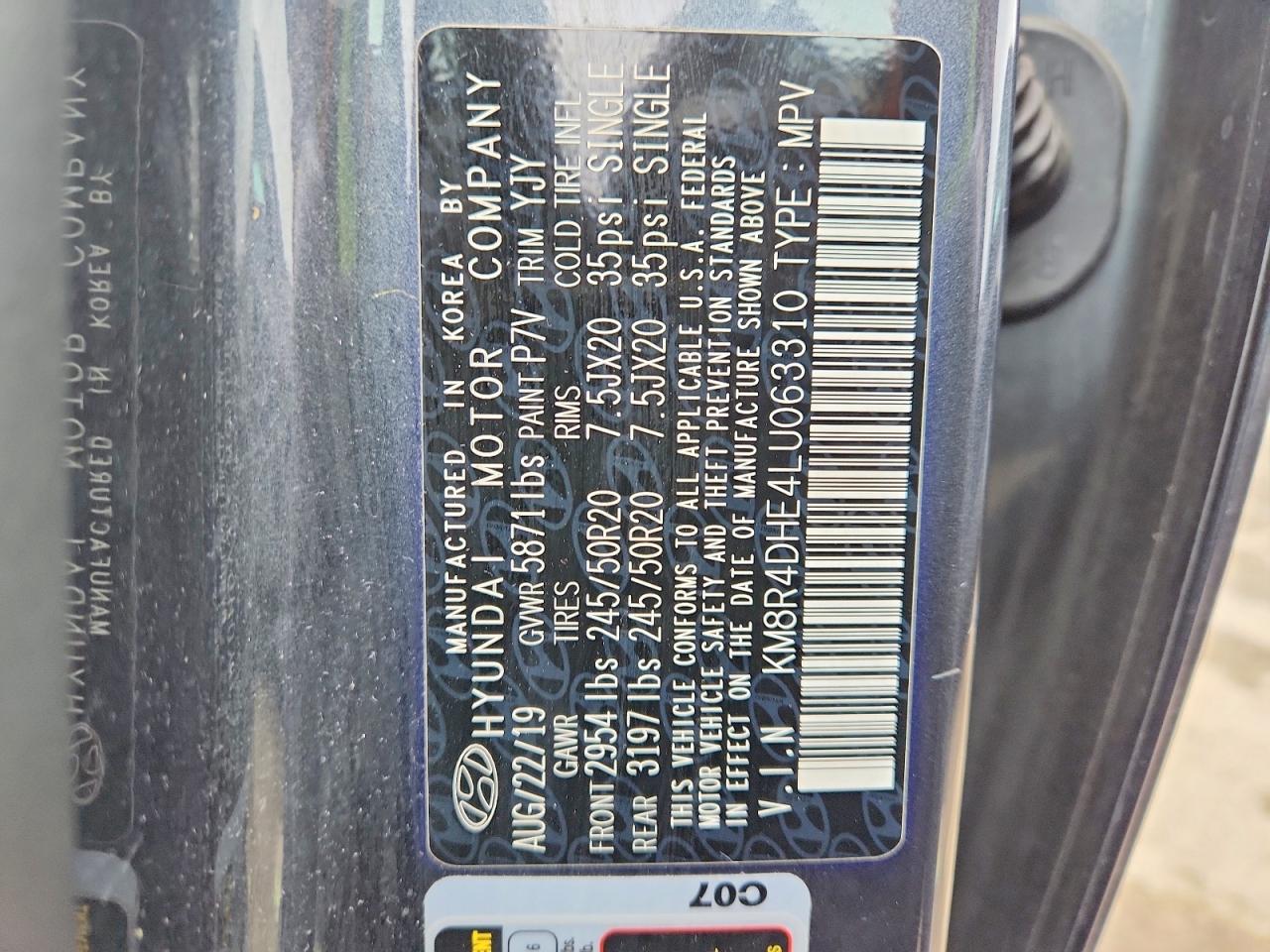 Hyundai PALISADE Sel