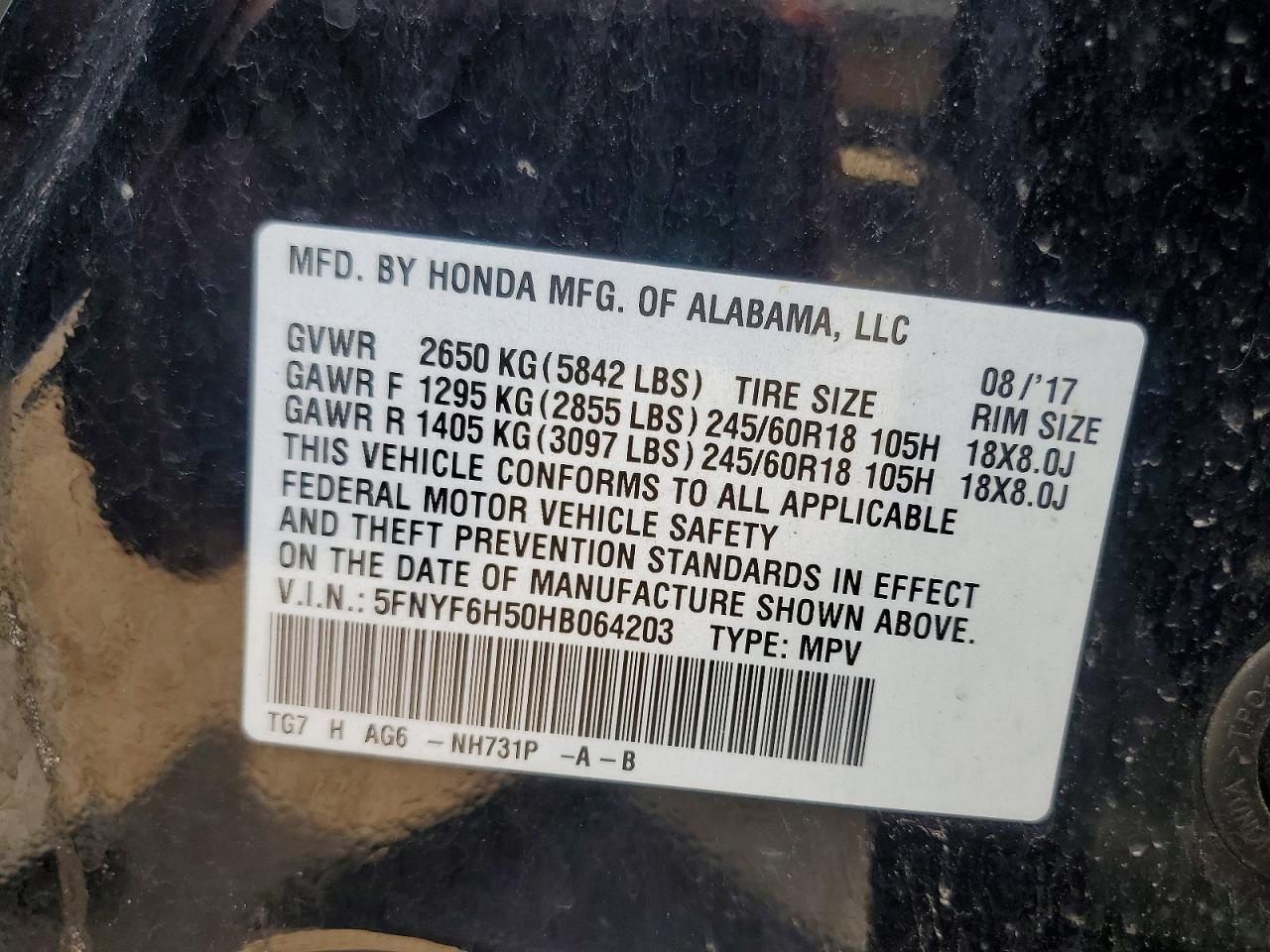 Honda Pilot Exl