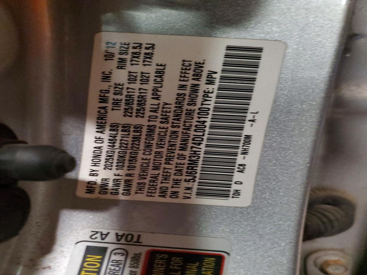 Honda Crv Exl