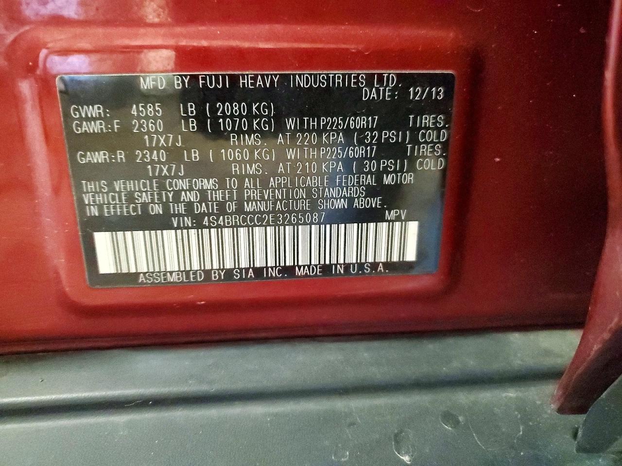 Subaru Outback 2.5i Premium