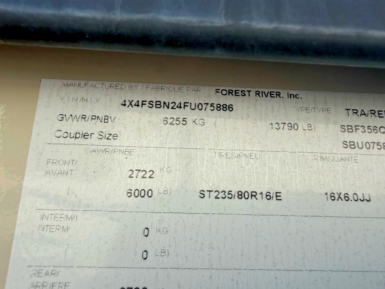 Forest River Salem Lami