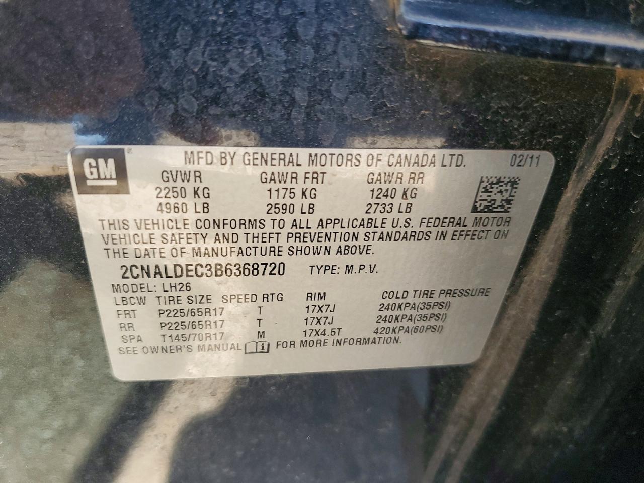 Chevrolet Equinox Lt
