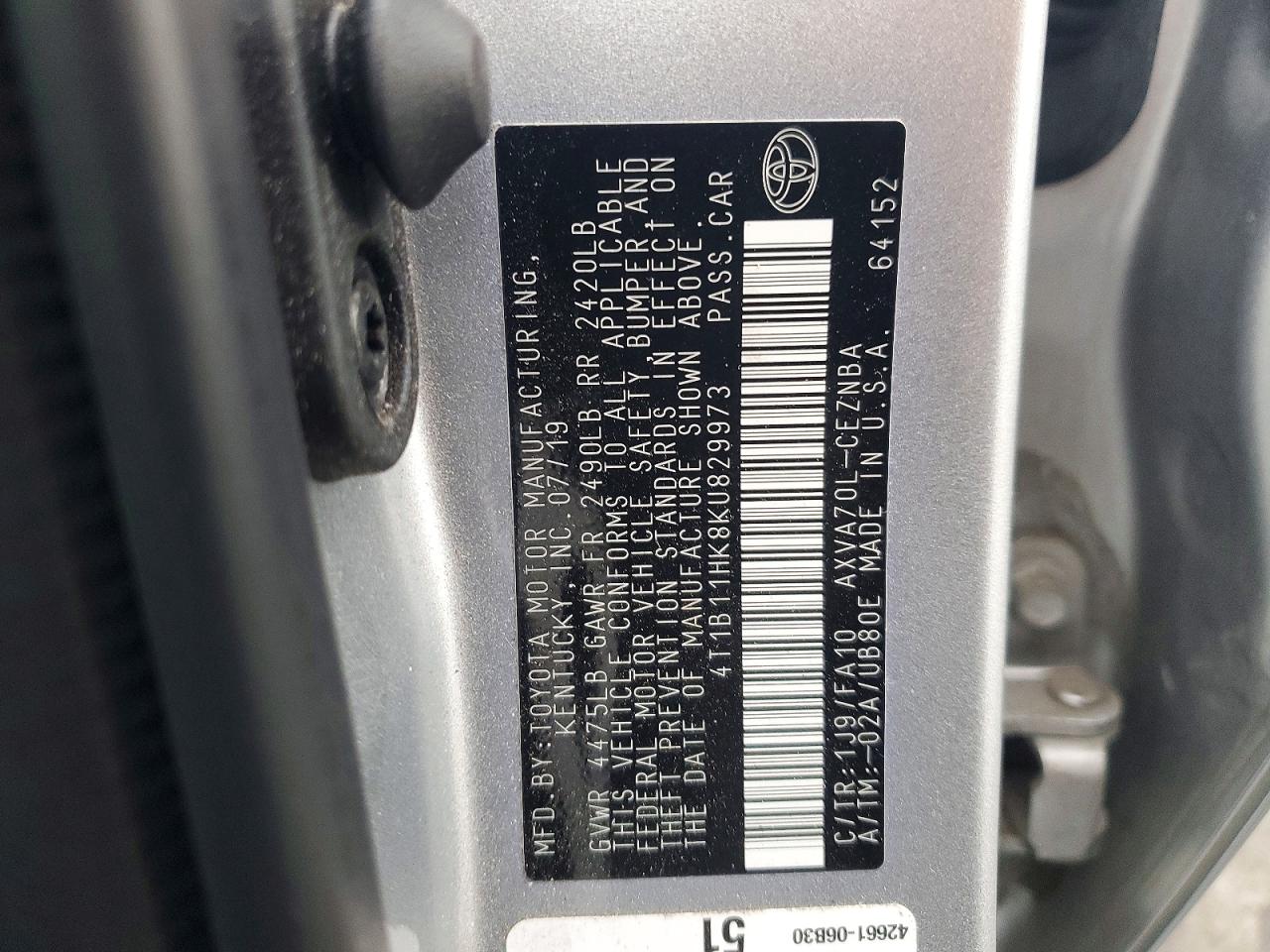 Toyota Camry Le