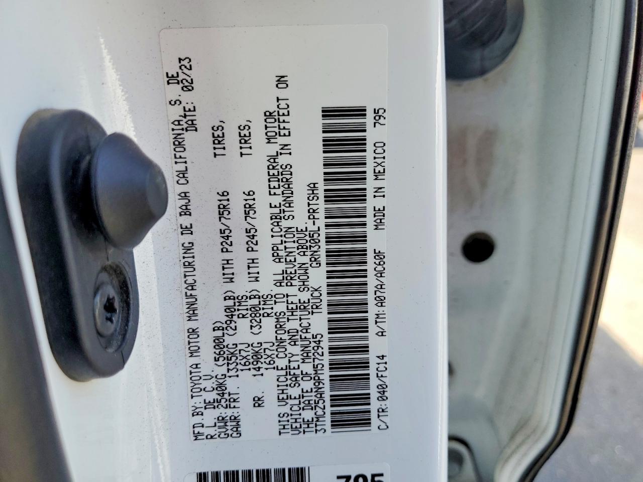 Toyota Tacoma Sr5 V6