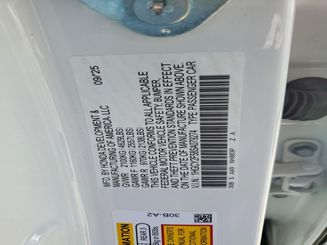 Honda Accord Hybrid Sport