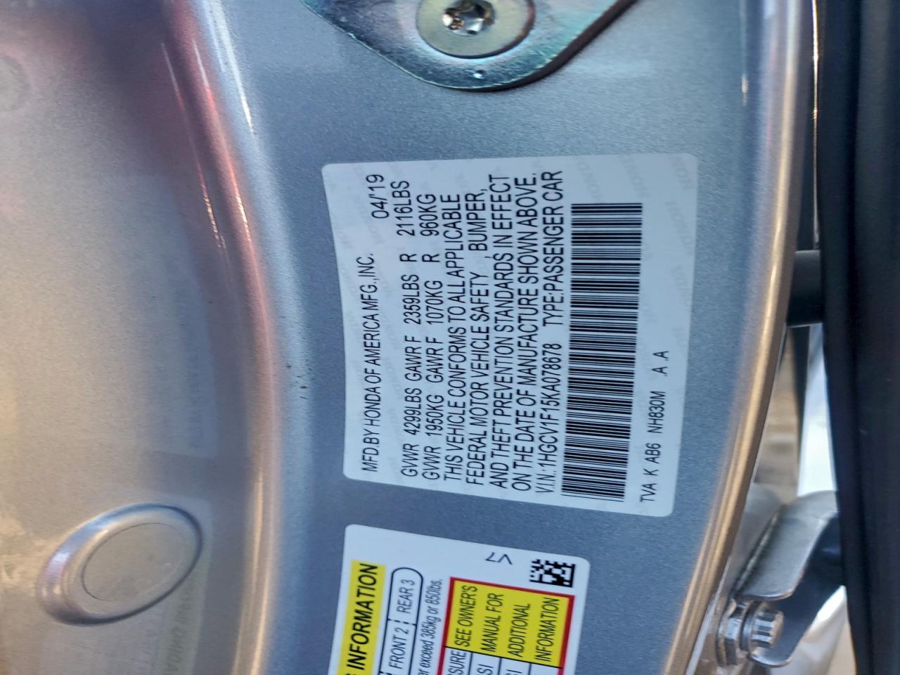 Honda Accord Lx