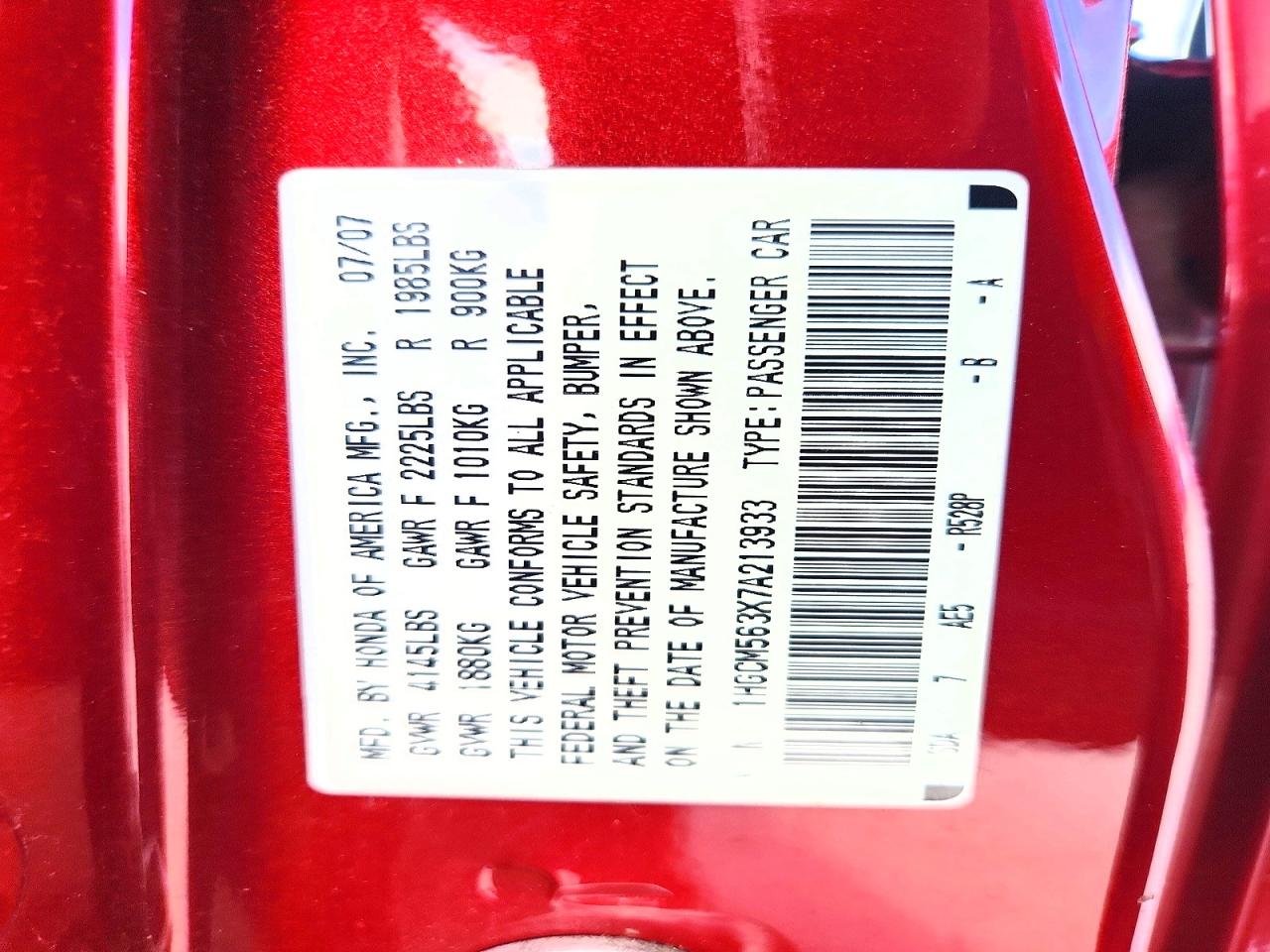 Honda Accord Se