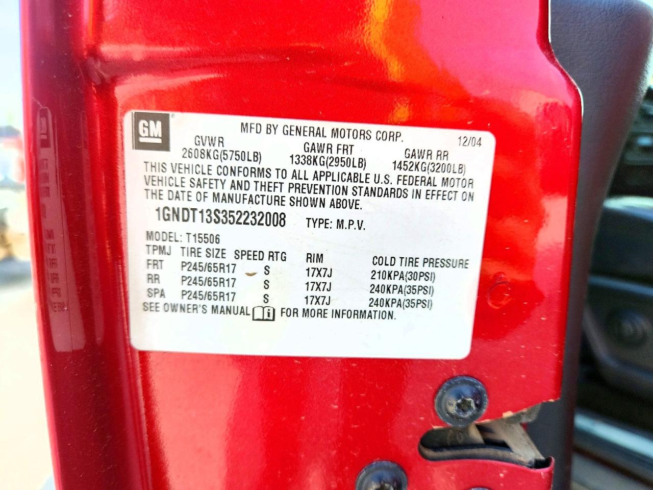 Chevrolet Trailblaze Ls