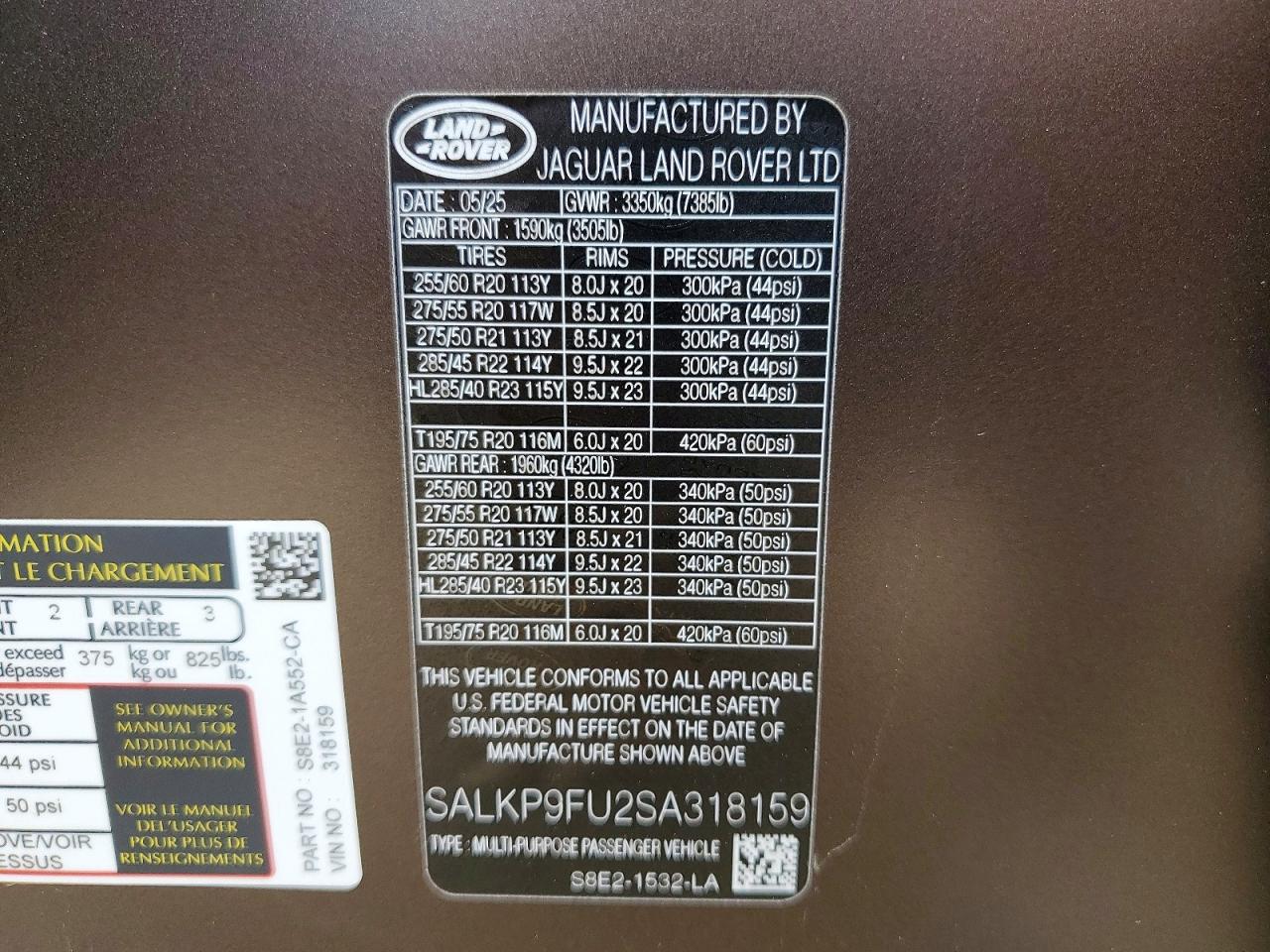 Land Rover Range Rover Se