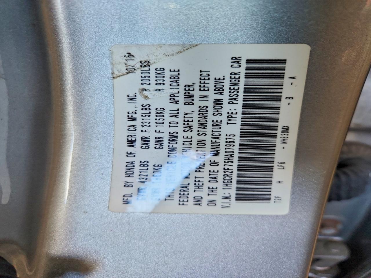 Honda Accord Ex