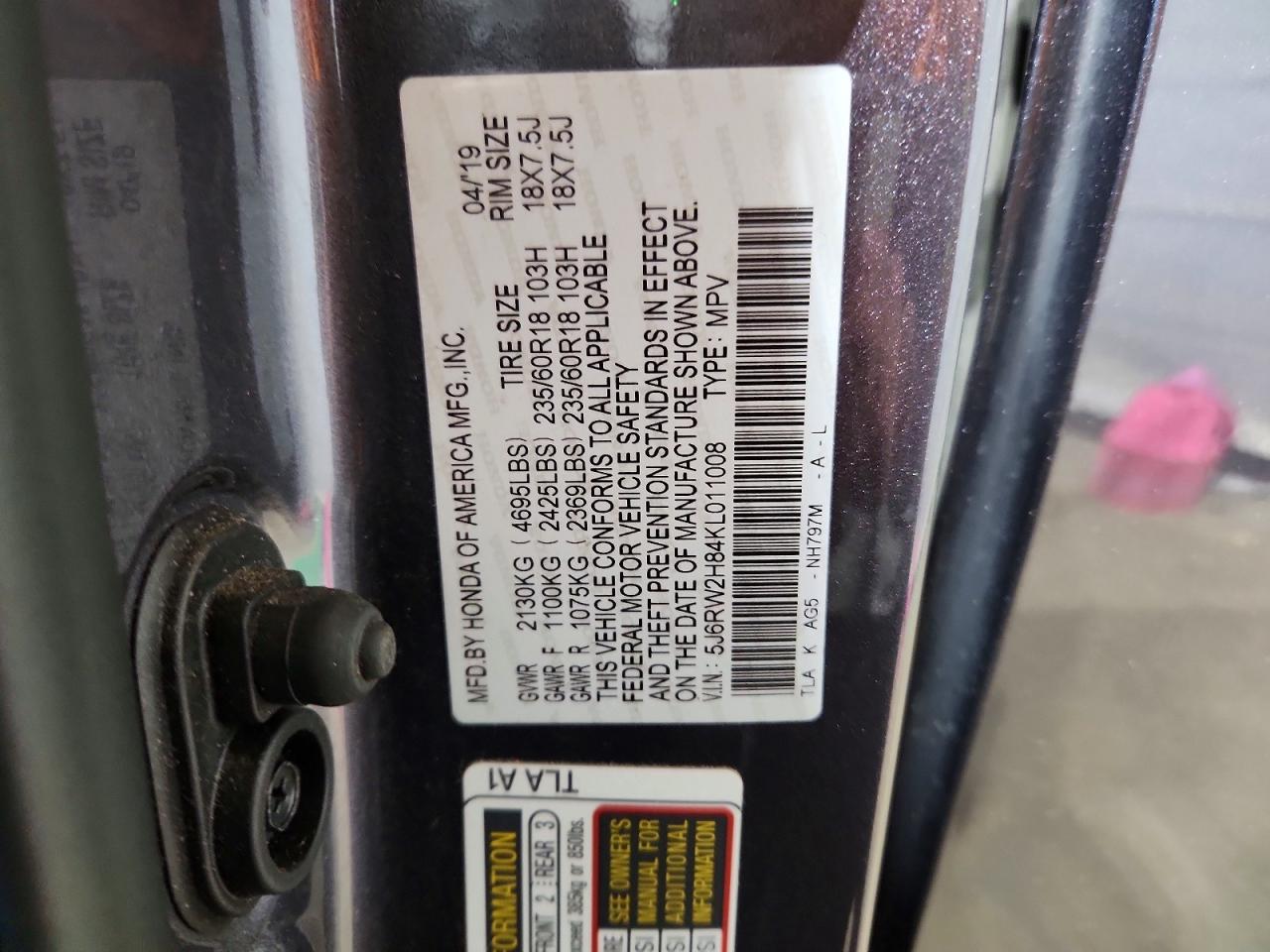 Honda Crv Exl