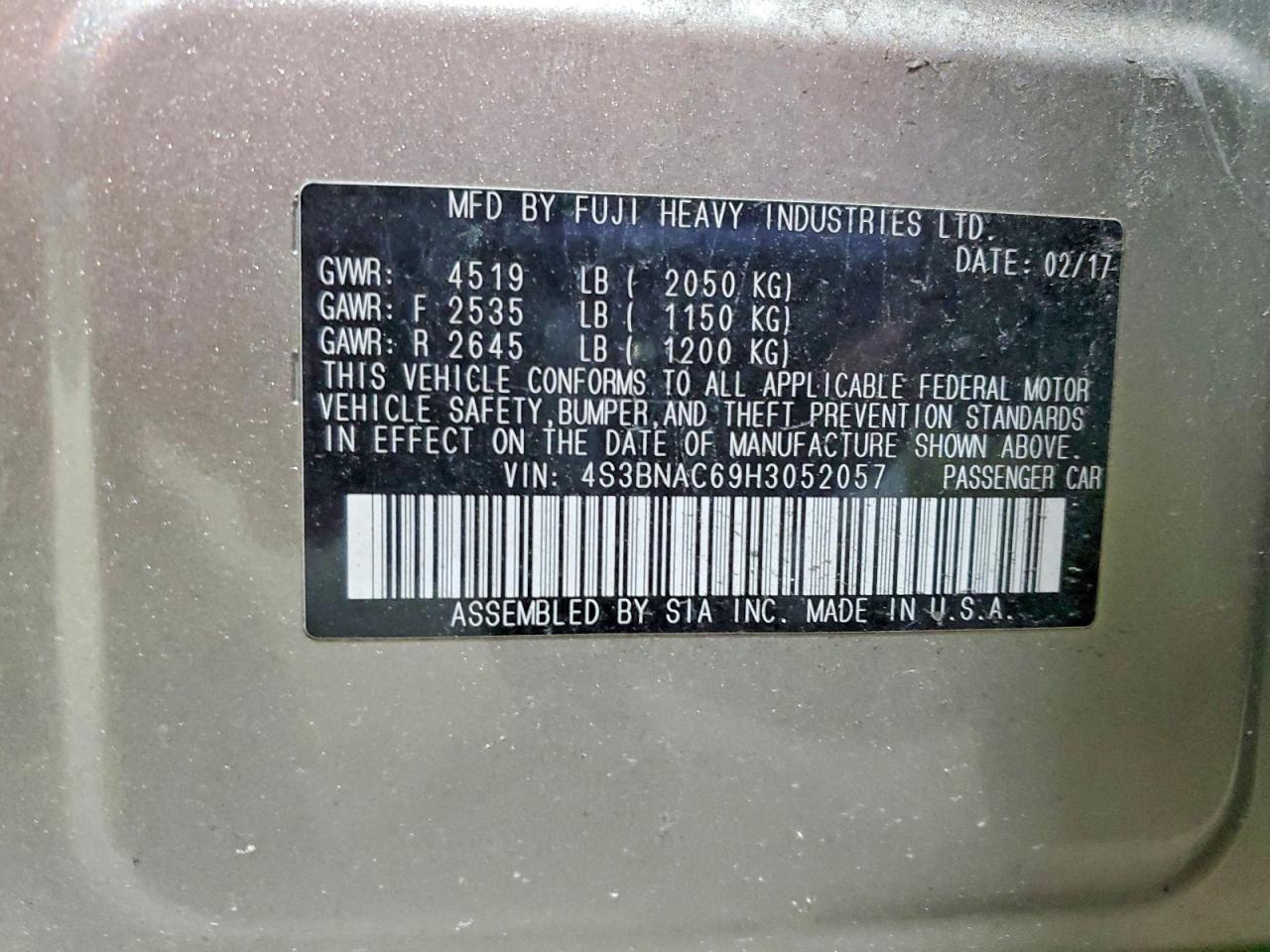 Subaru Legacy 2.5i Premium