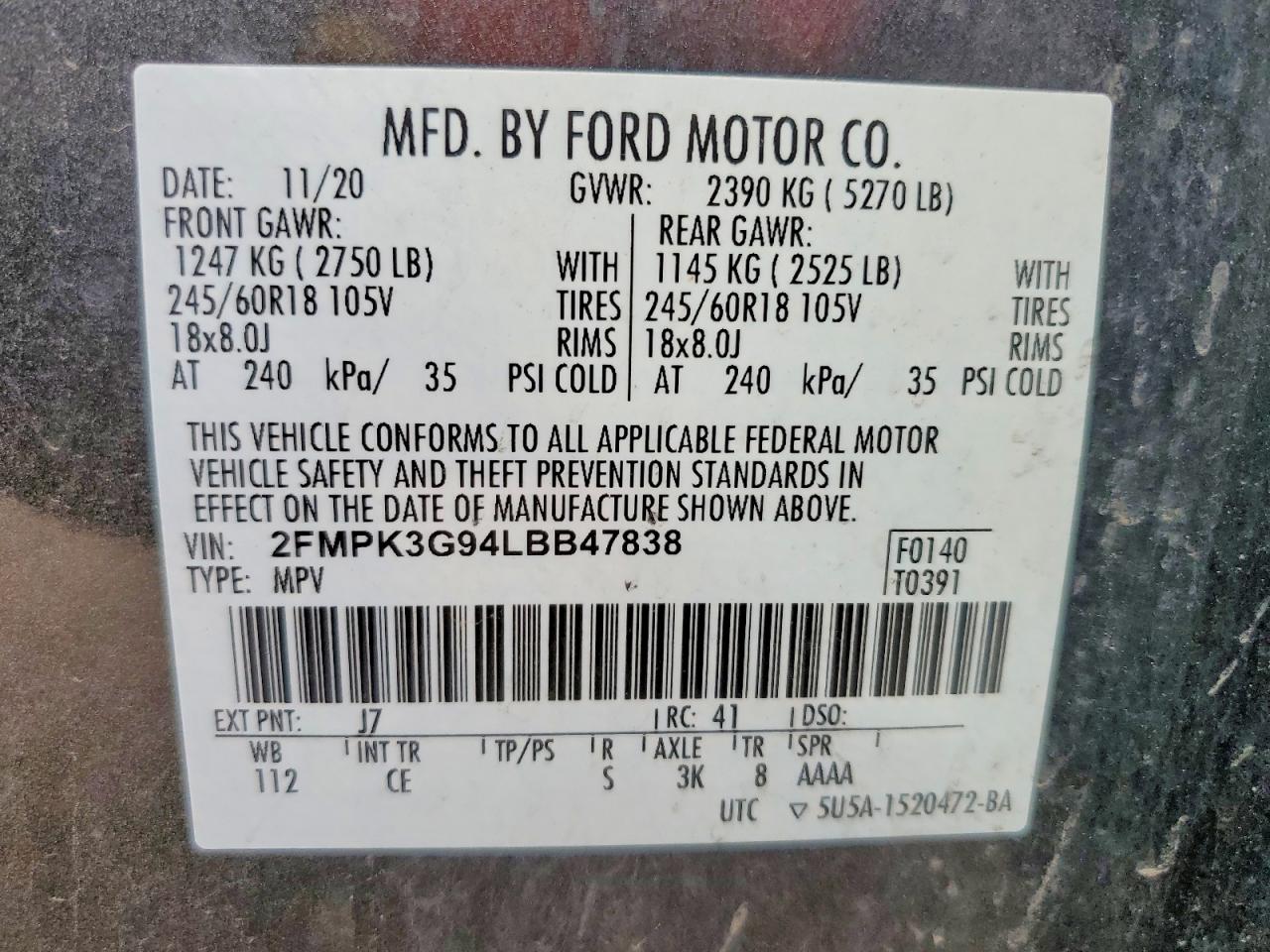 Ford Edge Se