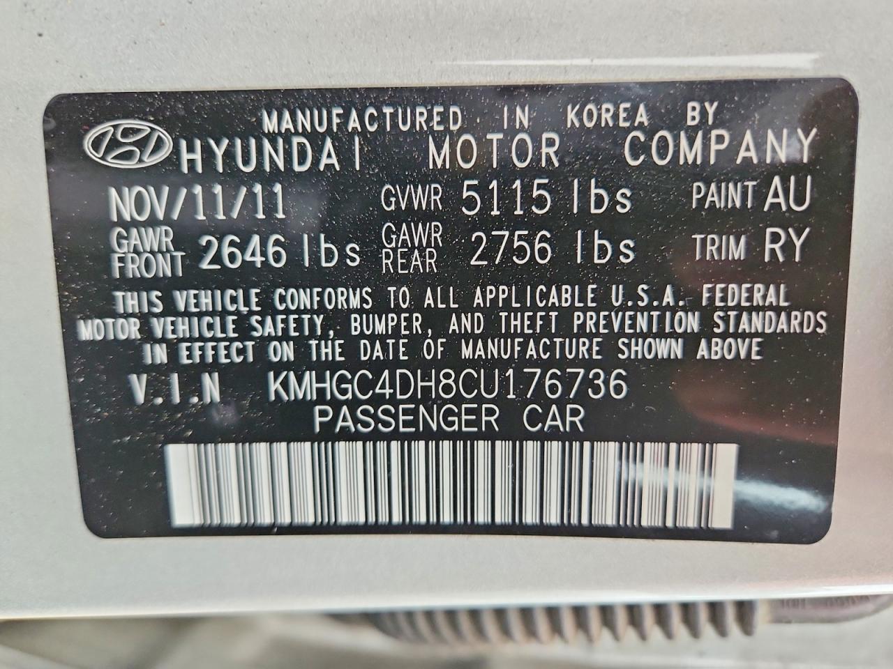 Hyundai Genesis 5.0l