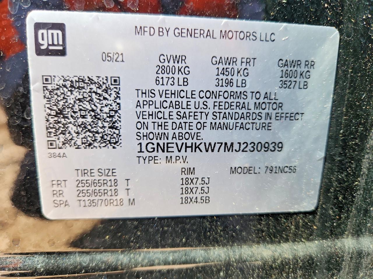Chevrolet Traverse Lt