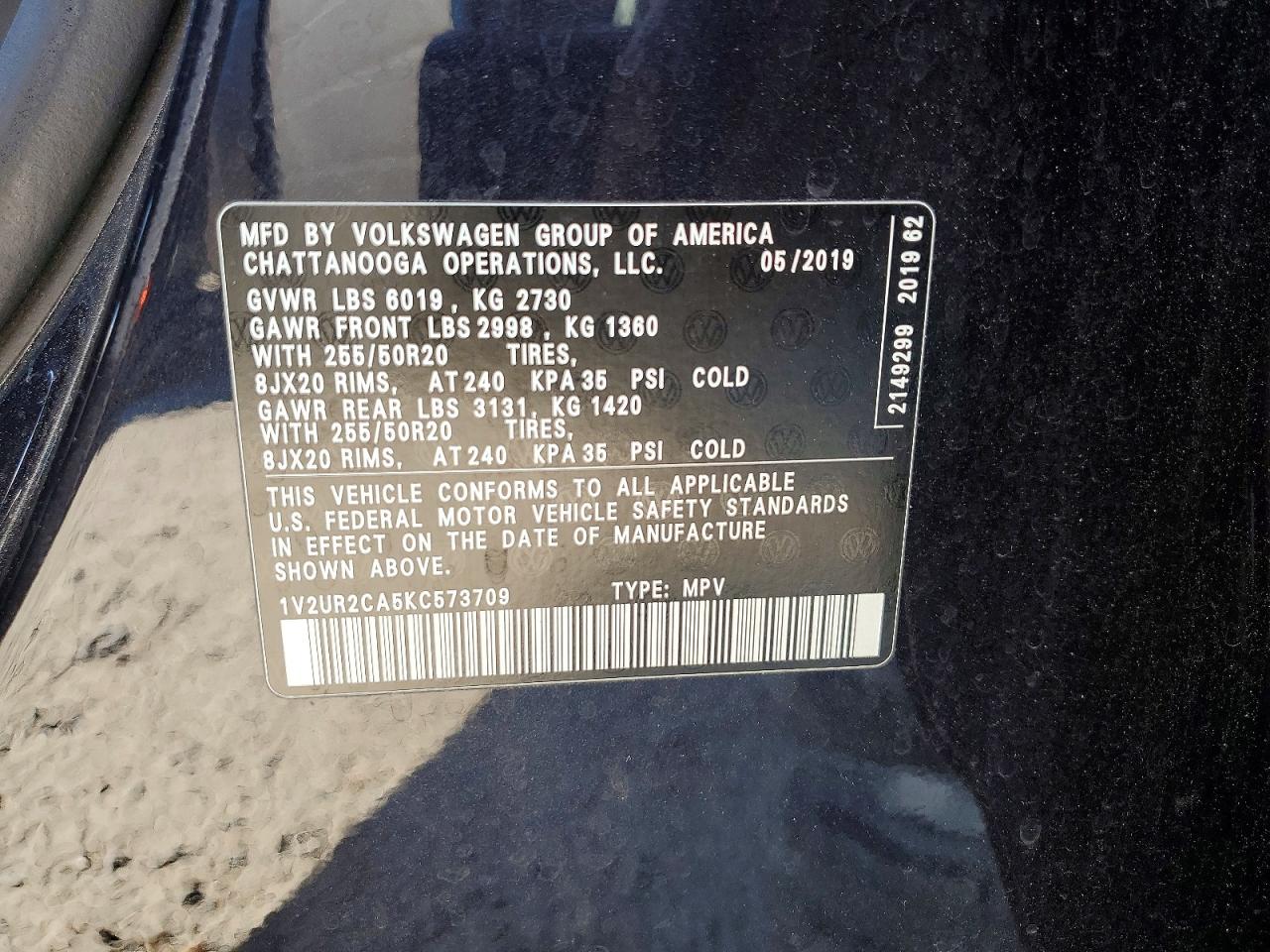 Volkswagen Atlas Se