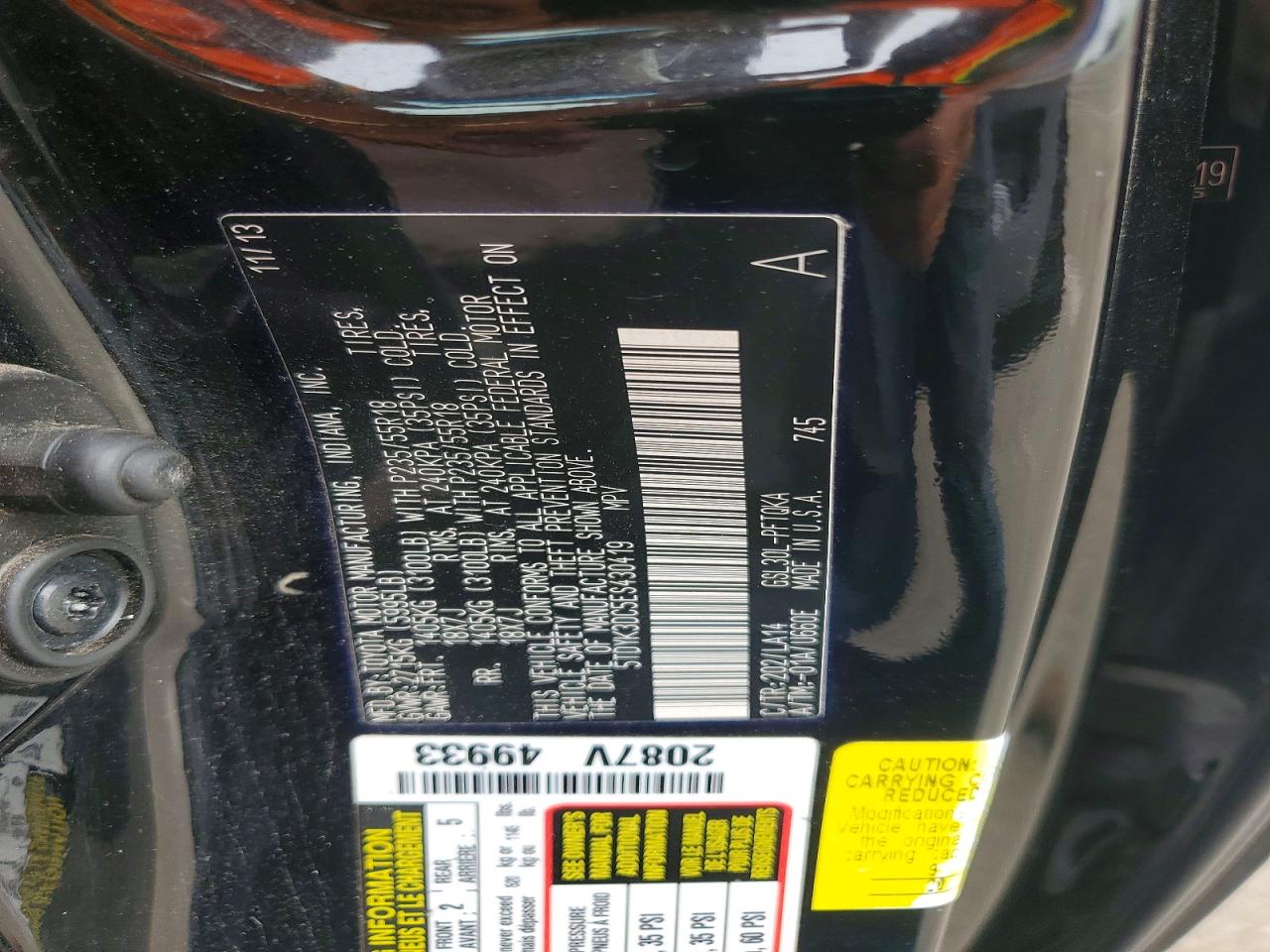 Toyota Sienna Limited 7-passenger