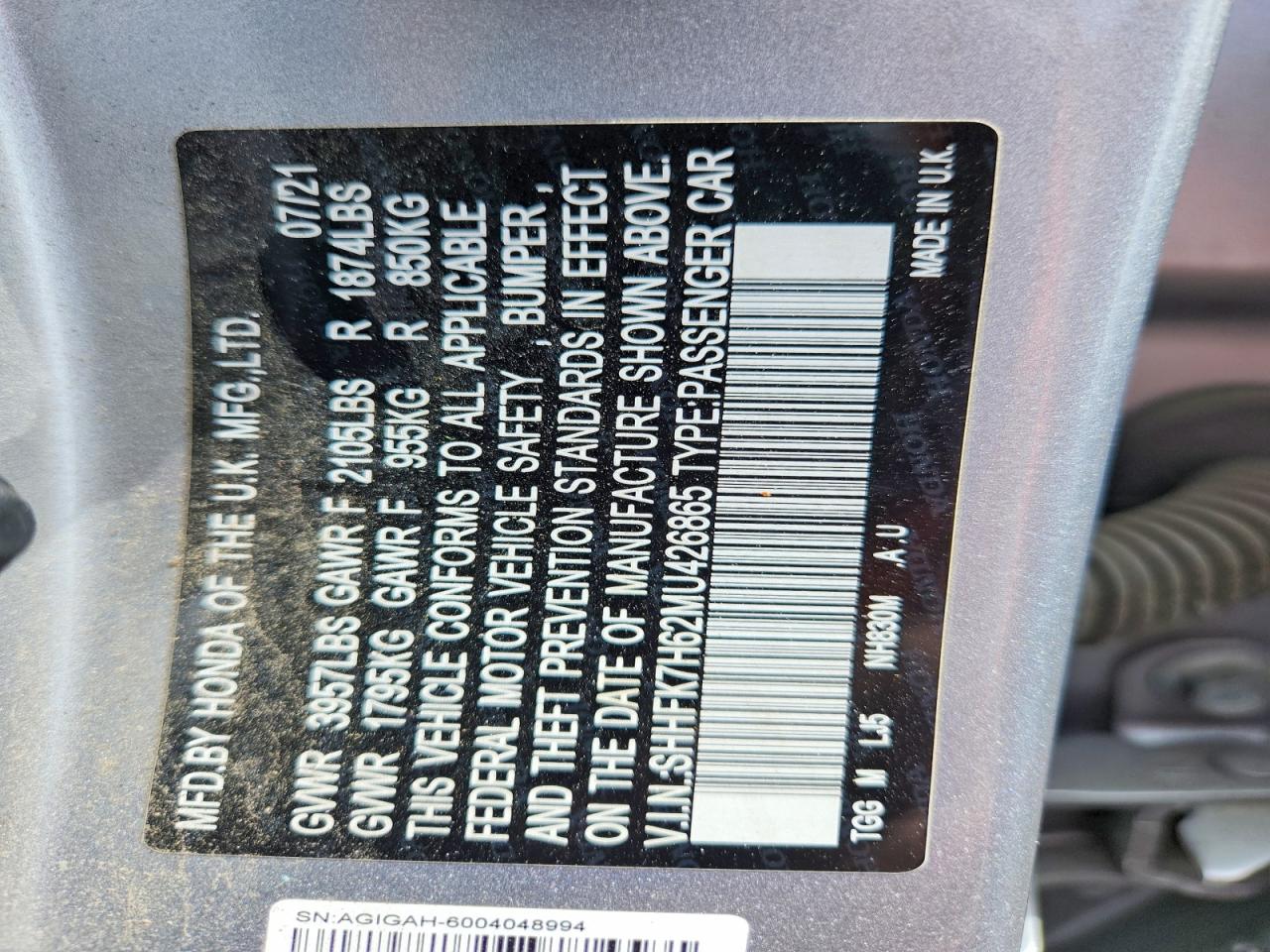 Honda Civic Ex